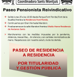 Lunes de Paseo Pensionista Reivindicativo